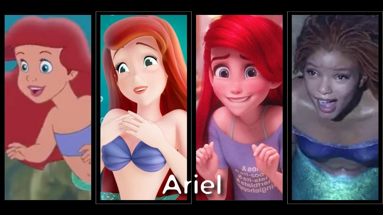 Ariel Evolution (1989-2023) | The Little Mermaid