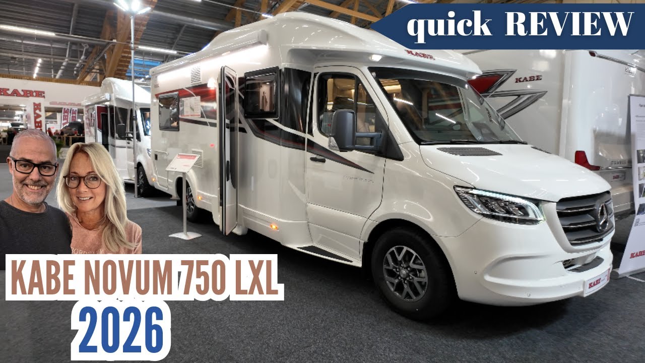Kabe Novum 750 LXL 2026 - Kök, badrum och boendeytor – en närmare titt