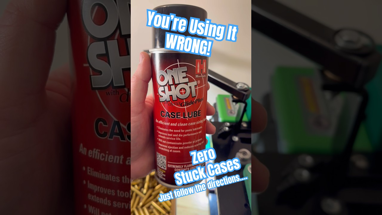 Hornady One Shot &mdash; самая непонятая смазка для гильз на рынке снаряжения патронов #шорты #перезарядка