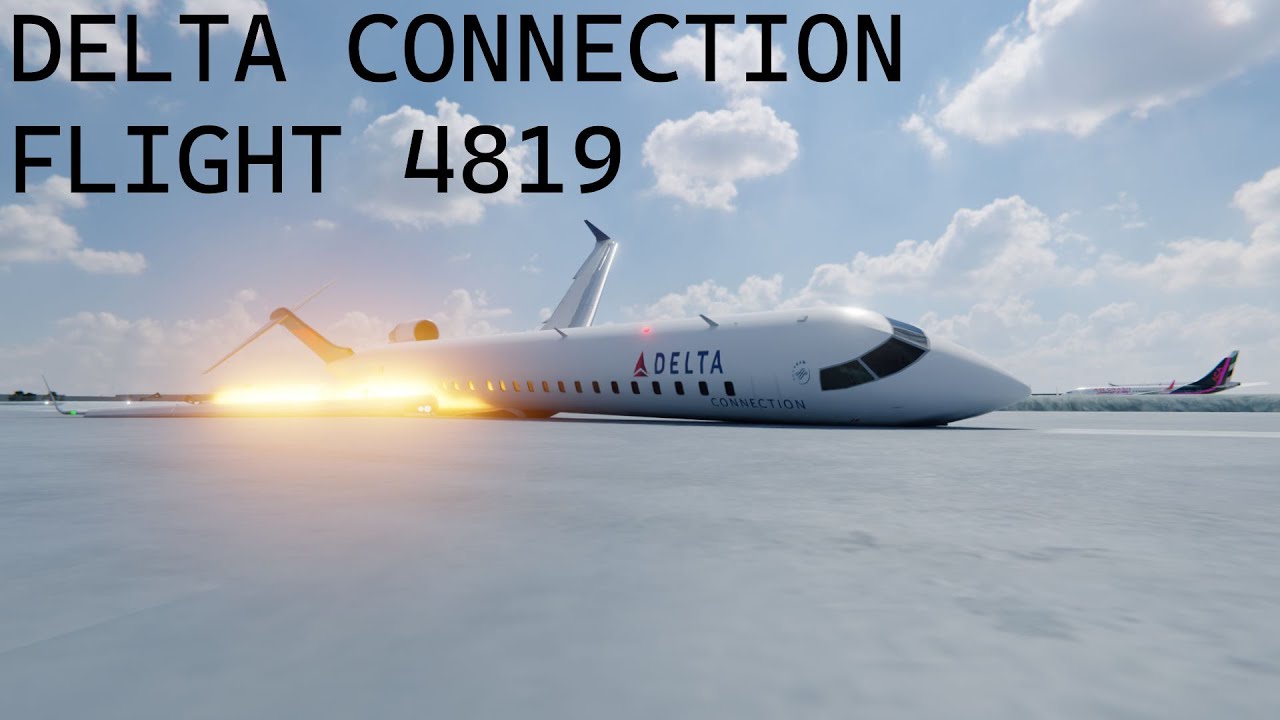Delta Connection Flight 4819 - Crash Animation