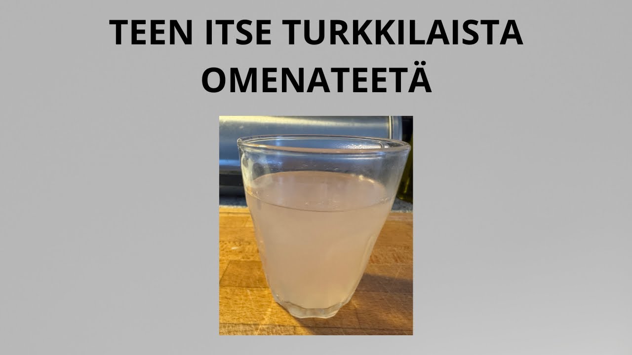 TEEN ITSE TURKKILAISTA OMENATEETÄ #tee #teen #tehdään #turkki #omenatee #omena 
