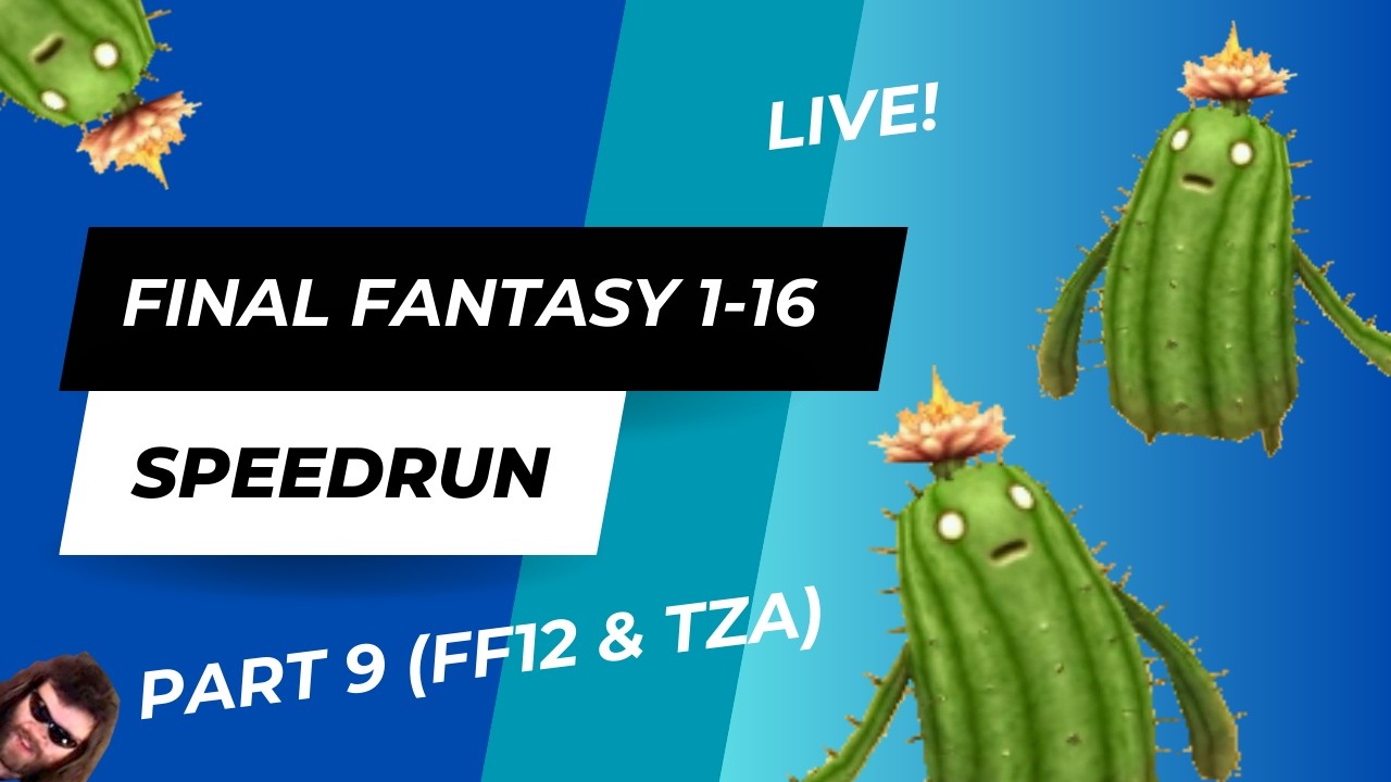 FF1-16 Speedrun !ff1-16 (Day 9 - FF12 today! both original and TZA)