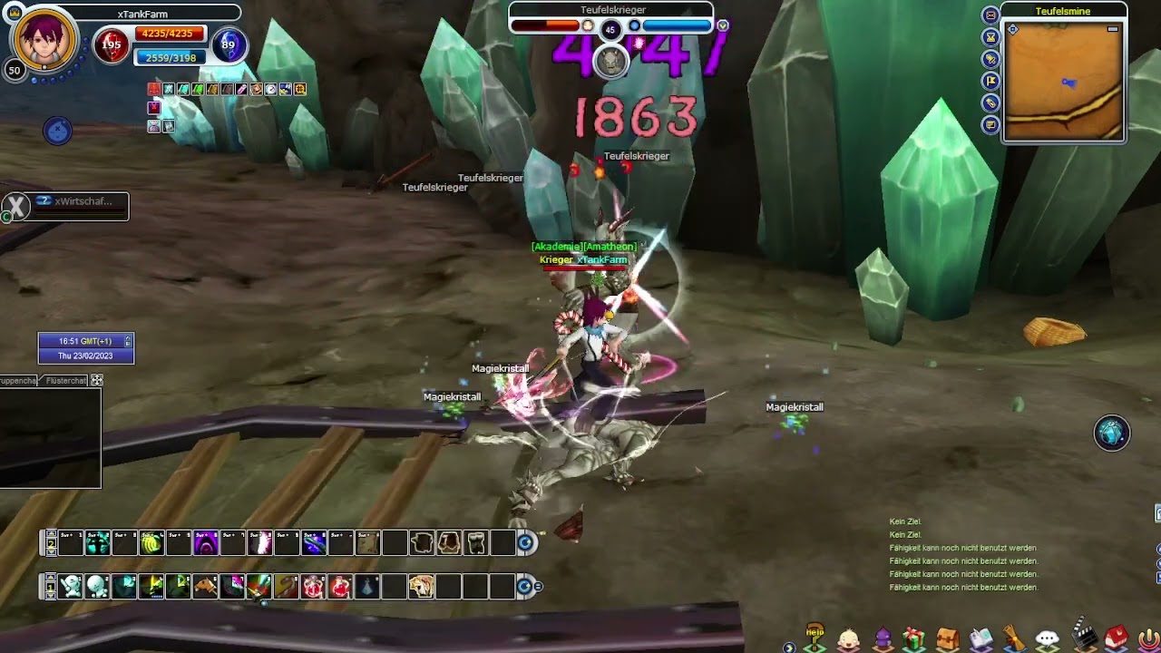 Fiesta Online: CITRA-KARTEN FARMEN Teufelsmine 50er Perm Krieger Blue Axt (am DROP-EVENT BESSER!)