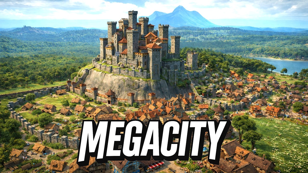 Foundation - Mega Mountain Castle (Medieval City-building Game with a focus on organic development)