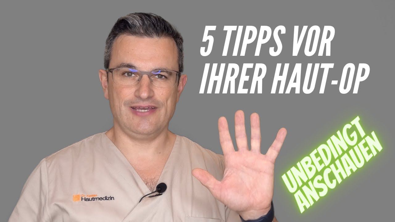 KEINE ANGST vor einer Haut-OP. Mit diesen 5 Tipps vom Facharzt schaffen Sie das LOCKER.