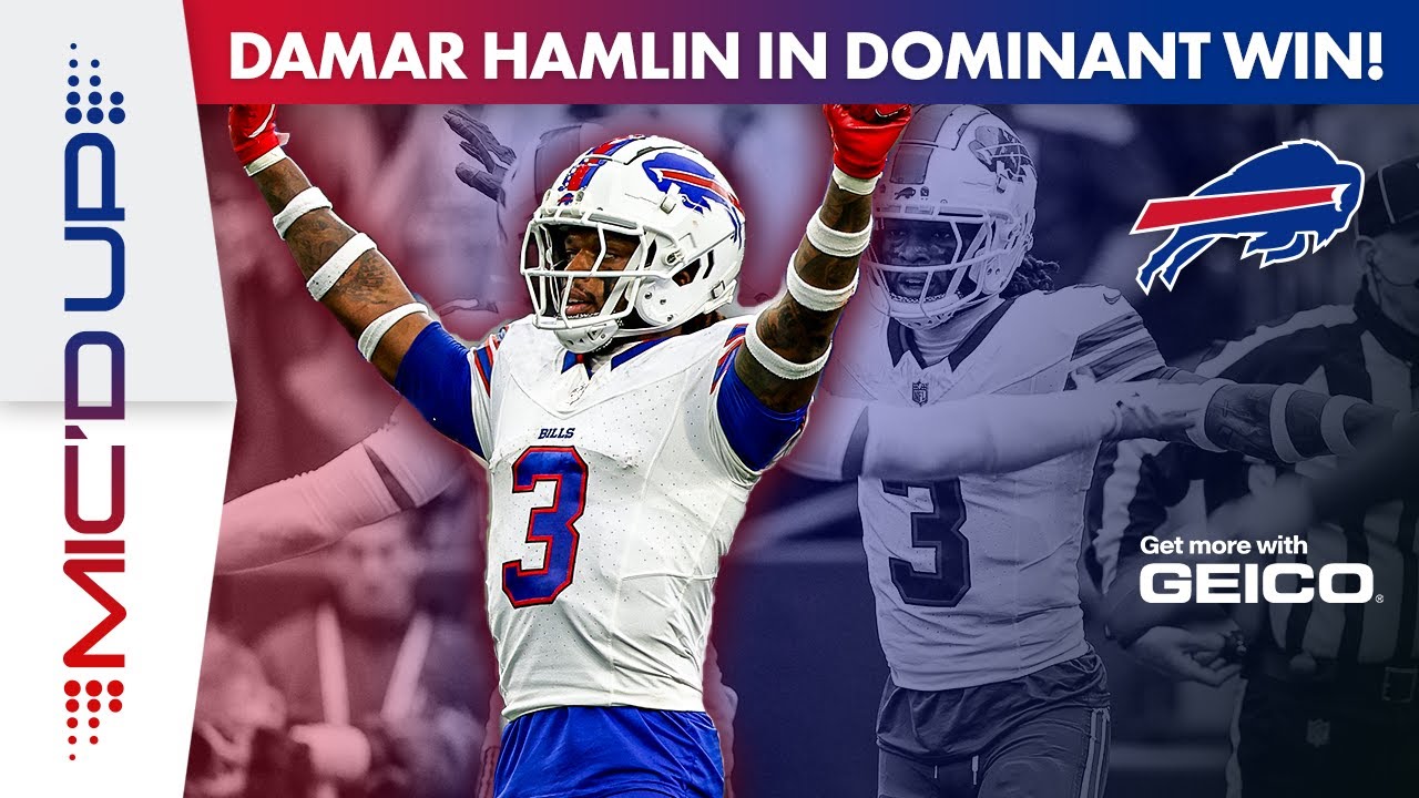Damar Hamlin Mic'd Up In DOMINANT WIN Over Seahawks! | Buffalo Bills