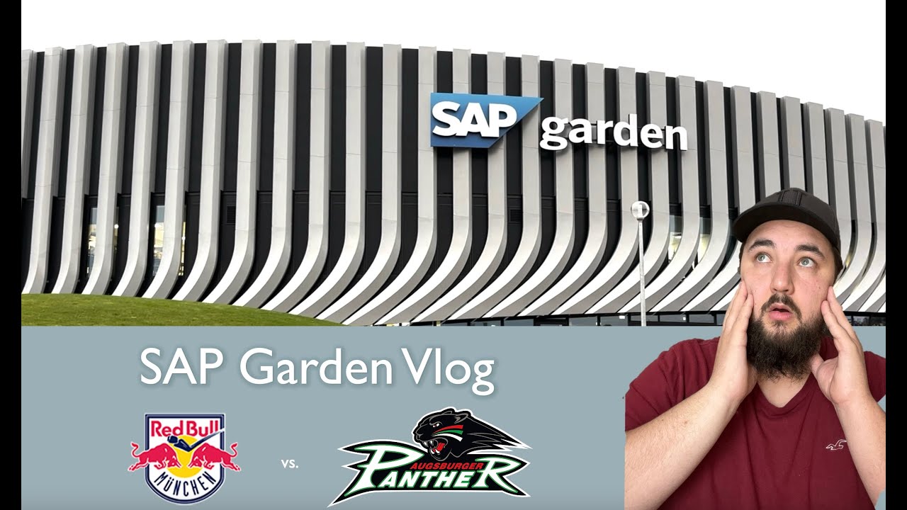 Red Bull München vs. AEV - SAP garden Vlog #sapgarden #augsburg #münchen #redbull #eishockey