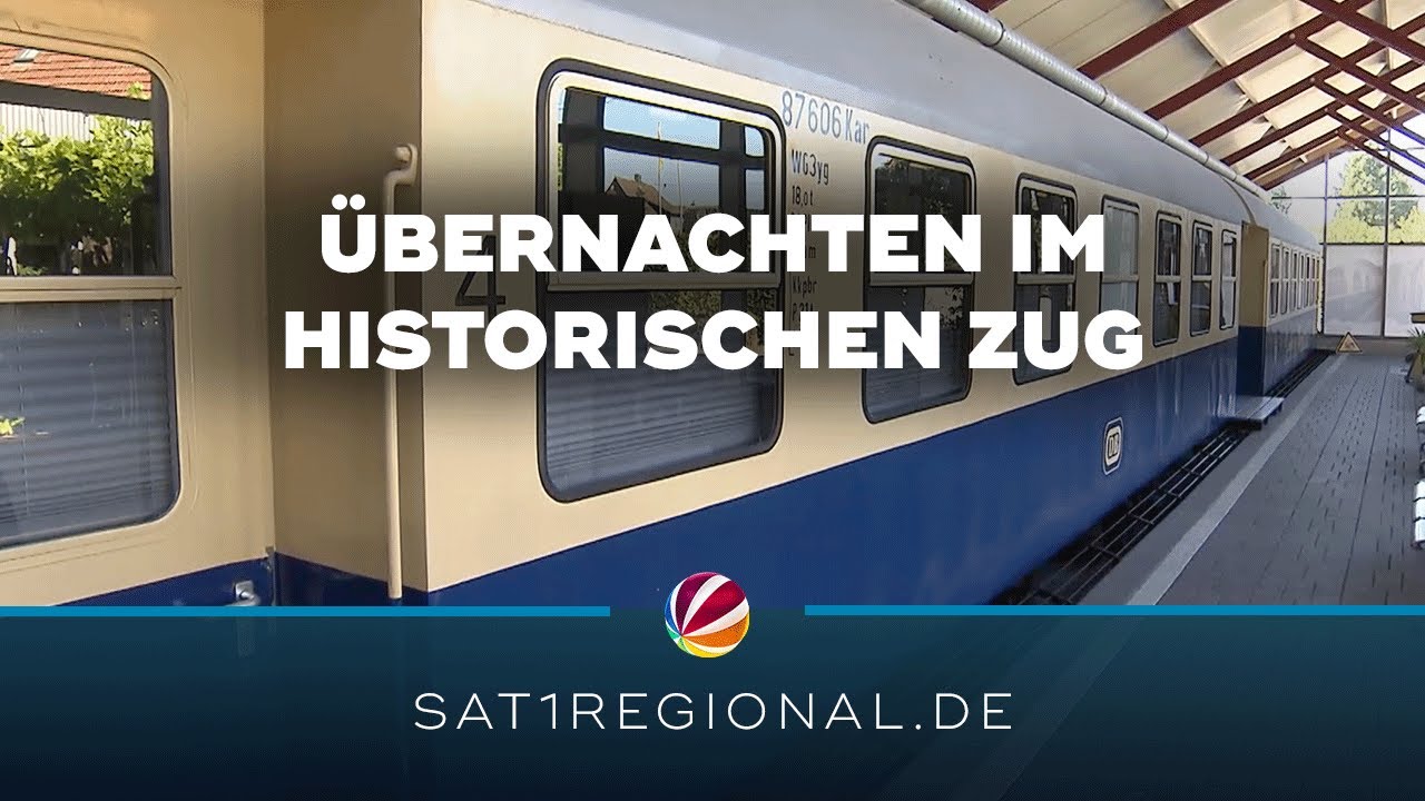 Übernachten in einem historischen Zug im Hotel Bahnhof Lechtrup-Merzen