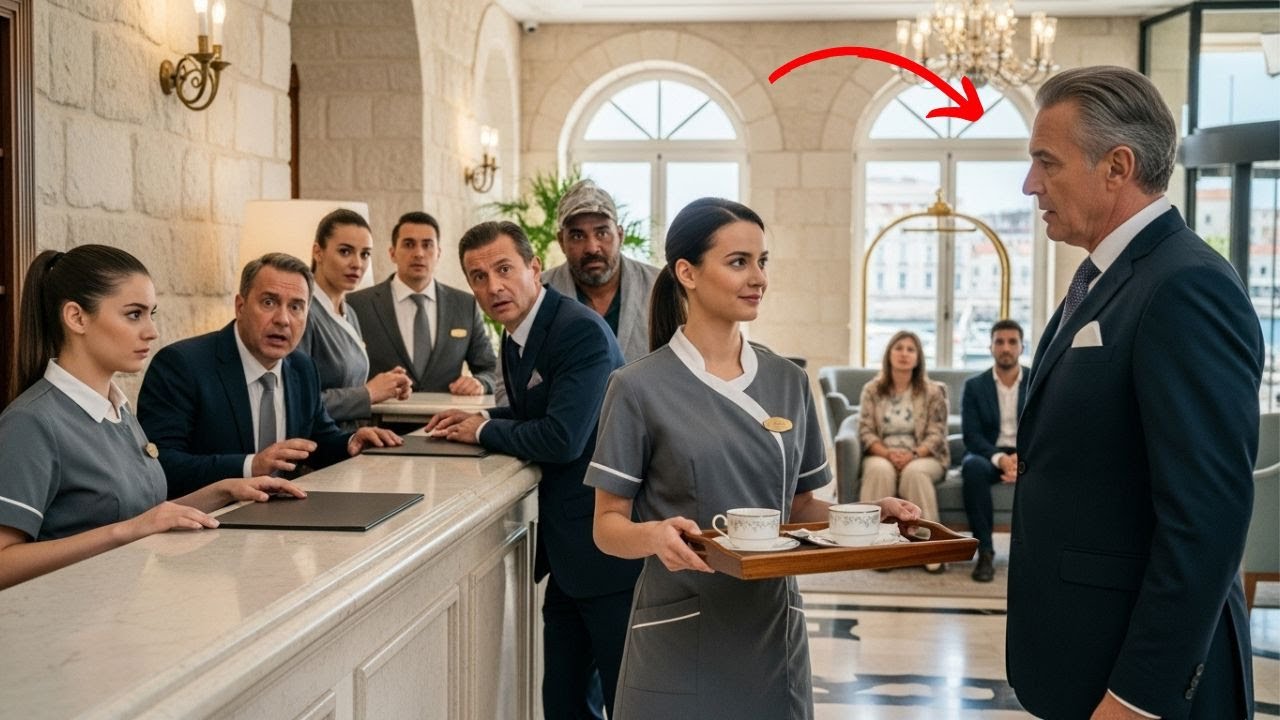 Na recepciji svi zbunjeni… dok čistačica nije ponudila čaj na njemačkom milijunašu