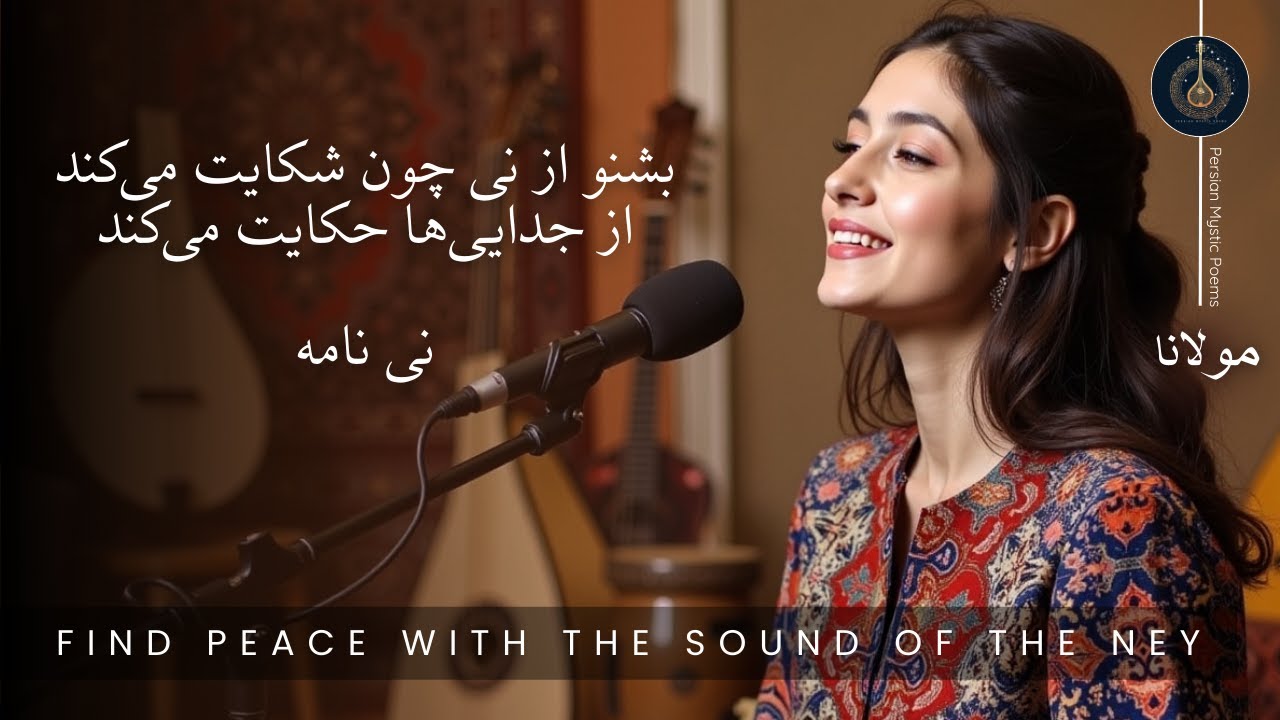 بشنو از نی چون شکایت می‌کند (مولانا) | Listen to the Reed – Rumi’s Timeless Ghazal of Longing & Love