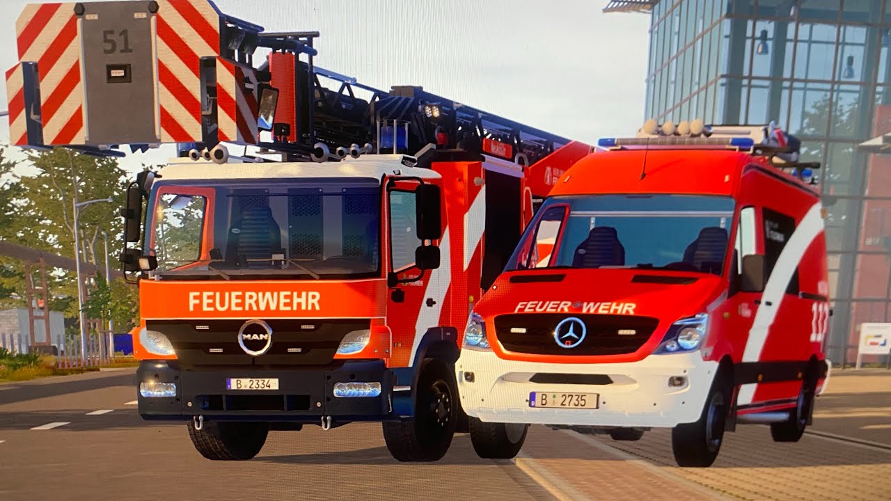 Emergency call 112- tczew fire fighting M&uuml;nchen video game  zwanzig minute 4k🚒🔥🇵🇱