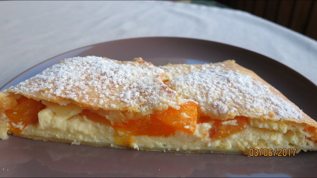 Einfacher Topfen   Marillen Strudel