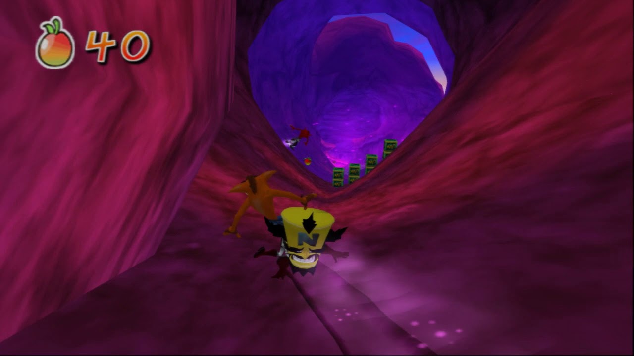 Crash Twinsanity  (PS2) walkthrough - Rock Slide Rumble