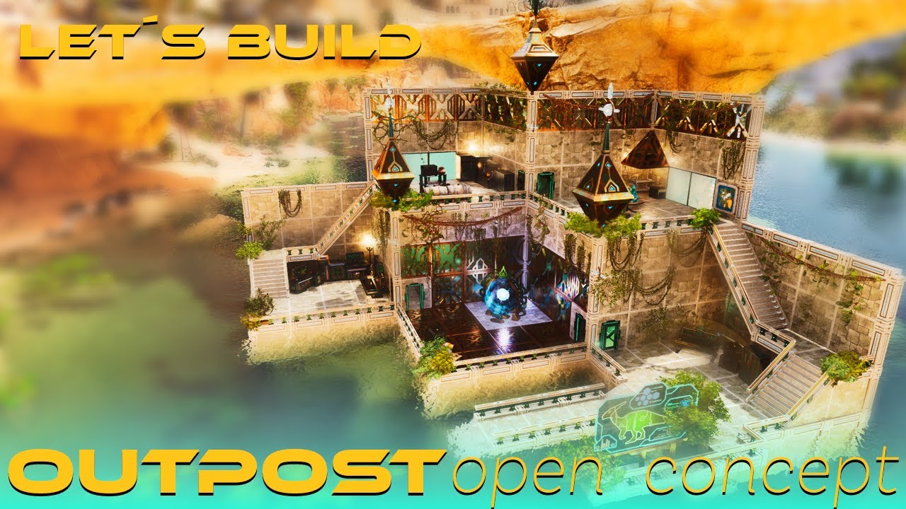 ASA PvE BASE DESIGN | SIMPLE PvE OUTPOST