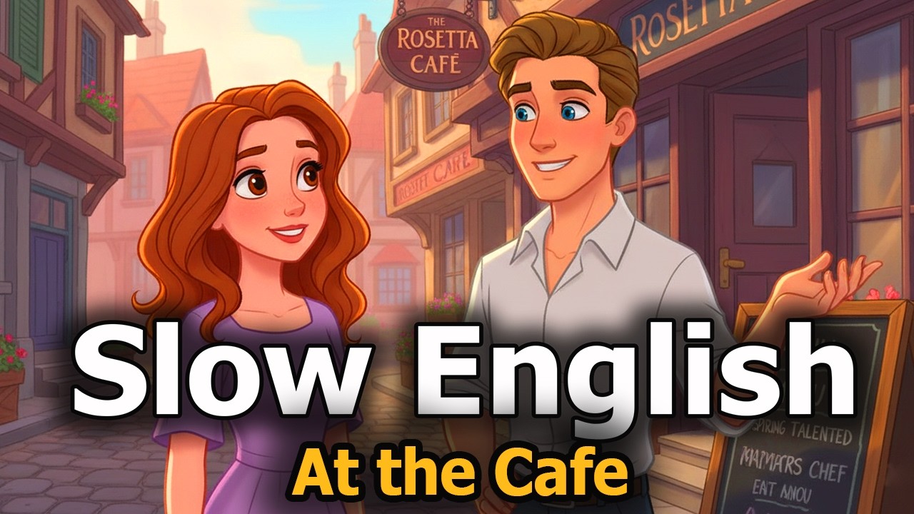Understand Native English | At the Cafe | Slow English Listening Lesson