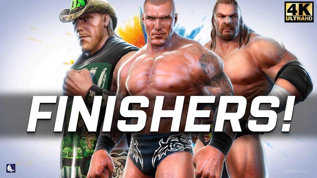 WWE All Stars: Every Finisher in the game 4K 60FPS (UHD)