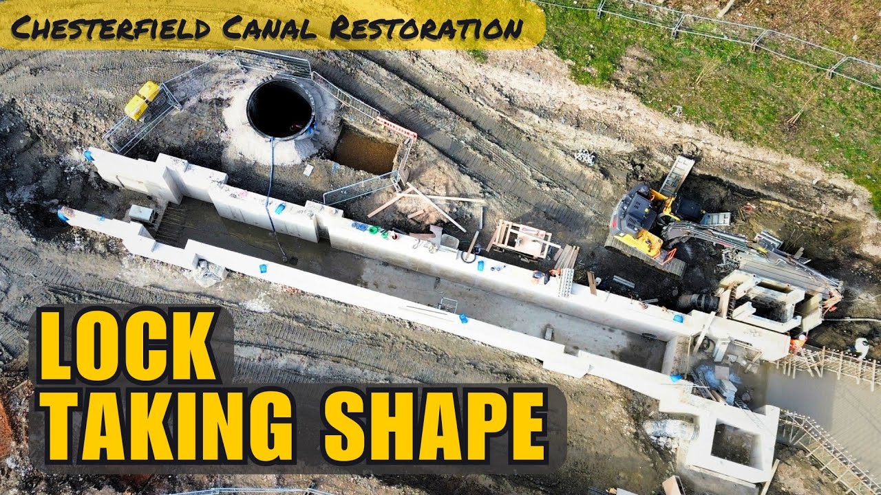 Major Progress on Britain&rsquo;s Newest Canal Lock