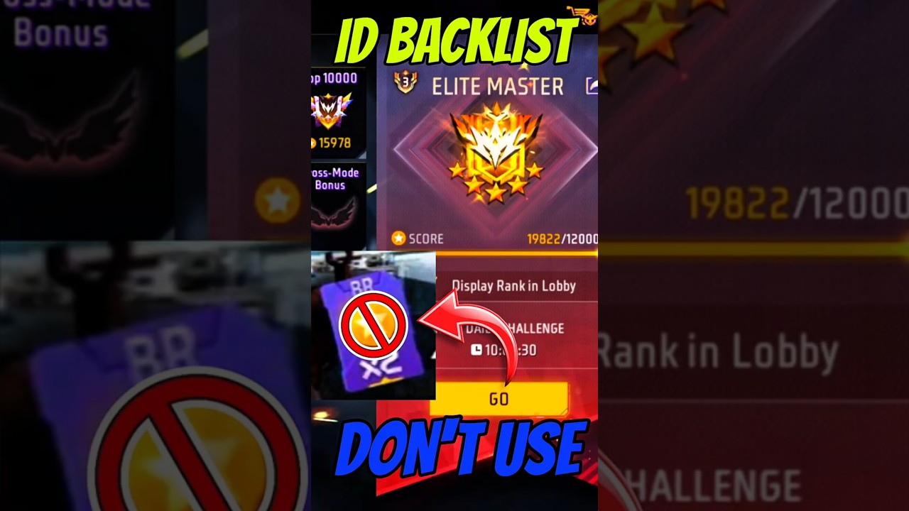 my grandmaster ID blacklist 😡📌