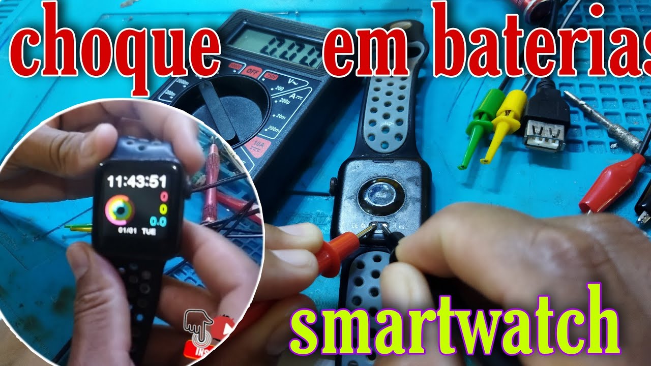 como dar choque em bateria de smartwatch não liga mais não carrega