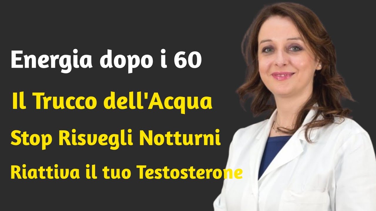 Non Bere Acqua Cos&igrave; Dopo i 60 Anni! (Distrugge il Testosterone)