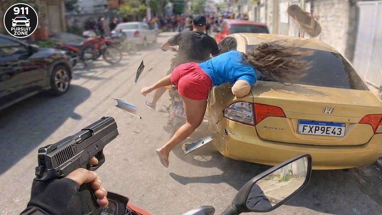 MOST BRUTAL High-Speed Police Chases Caught on Dashcam You Wouldn't Believe if Not Filmed #112