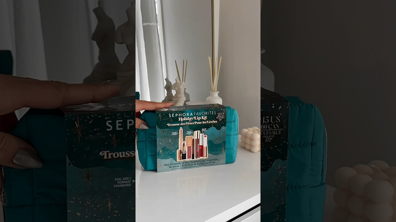 Let’s swatch the Sephora favorites lip kit 