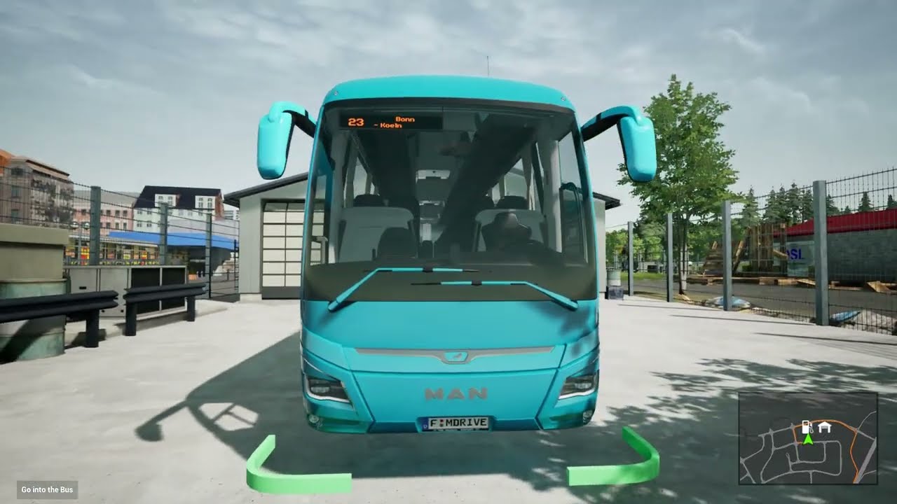 Fernbus Simulator - Man - Route 23: Frankfurt Airport → Bonn