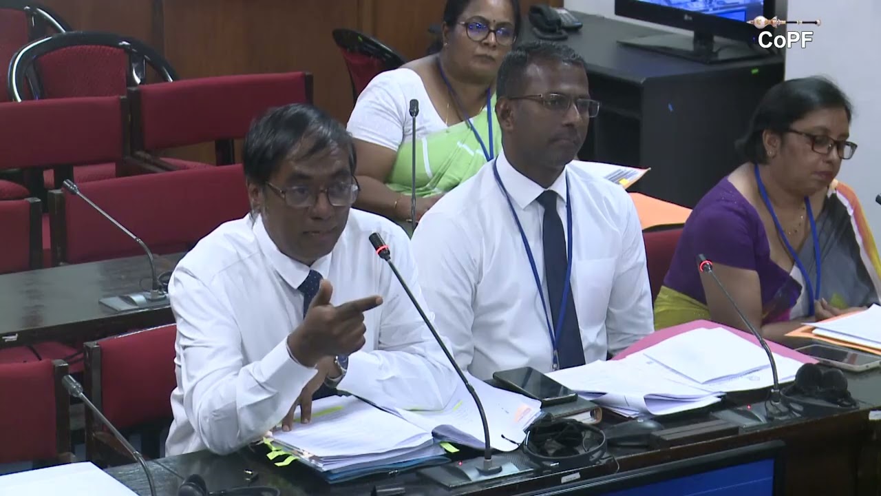 ශ්‍රී ලංකාවේ විදේශ විනිමය රීති සහ $500,000 සීමාව පිළිබඳ රජයේ මුදල් කාරක සභාවේදී සිදු වූ විවාදය