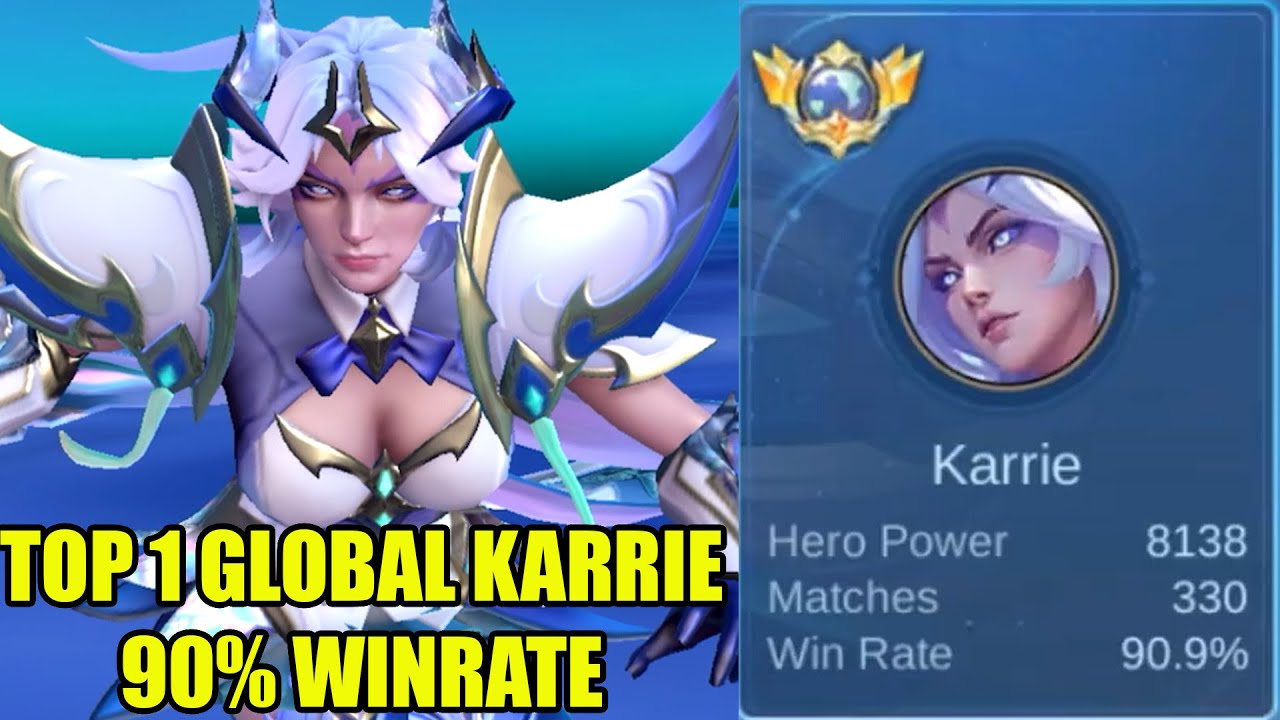 Belajar dari top 1 global karrie 90% winrate build nya bahaya kalo ditiru publik rank auto jago