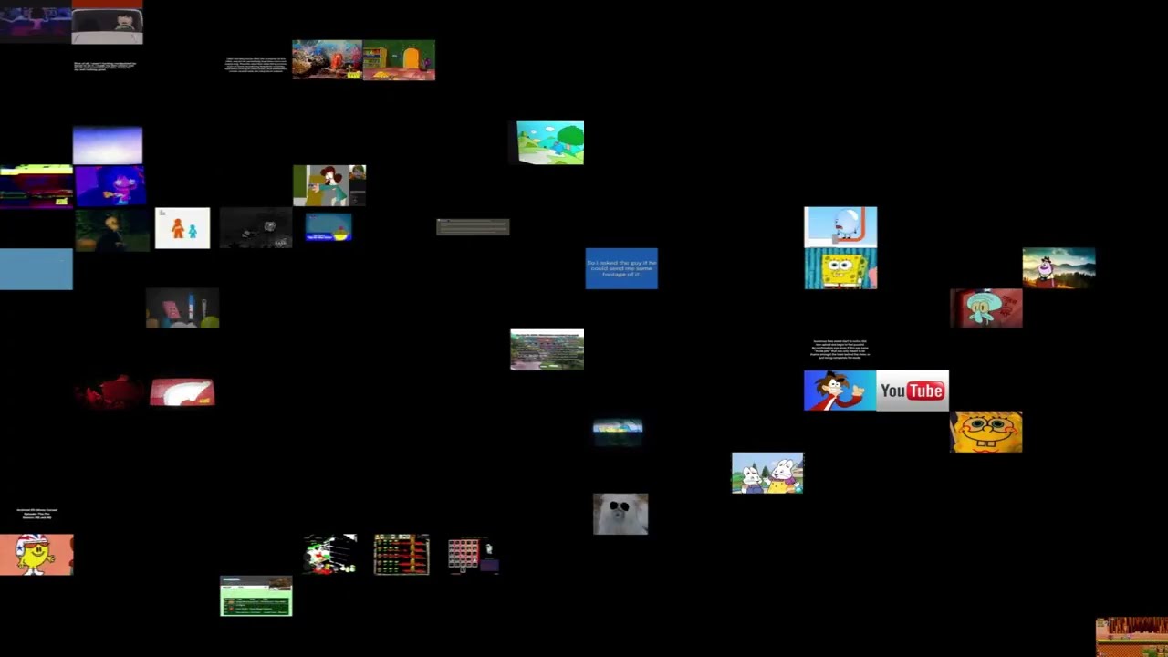 256 Creepypasta Videos Upcoming Jumpscares Played At Once (MEGAPARISON)