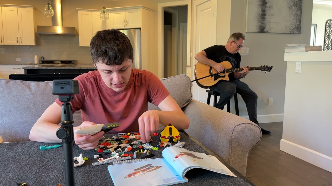 Jack (15) and his dad covering Rainbow Connection 🌈