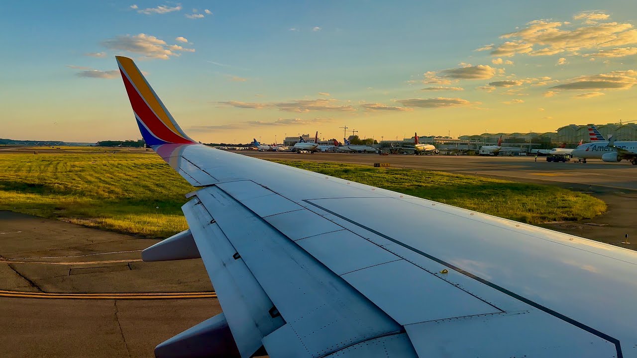 [4K] – Awesome Washington D.C. Sunset Landing – Southwest – Boeing 737-700 – DCA – N470WN – SCS 1419