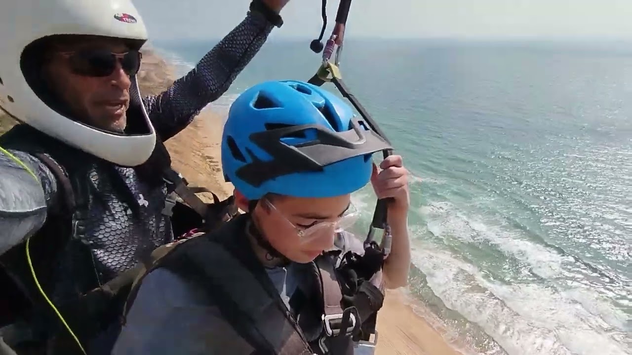 מצנחי נתניה 0506968511 אוהד הים פה טורכיז האופק כחול מצנח רחיפה רואים את הכל. סונו
