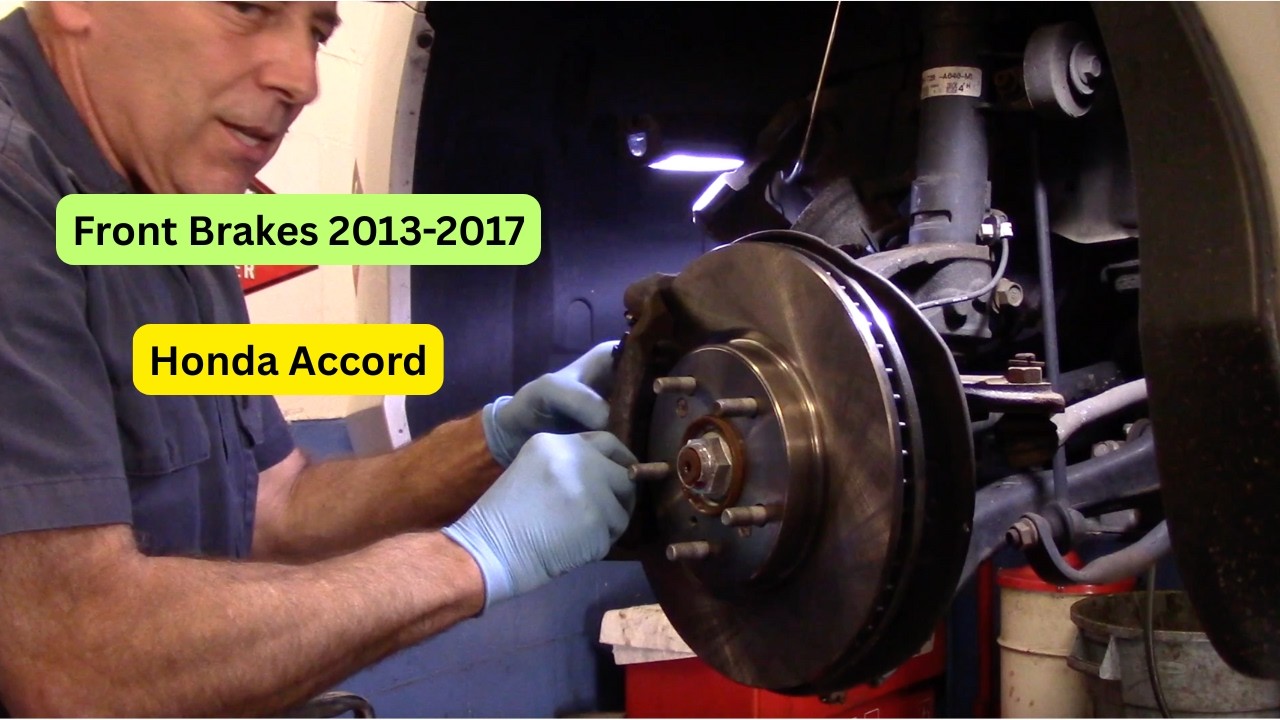 Как заменить передние тормоза на Honda Accord 2013-2017 годов выпуска