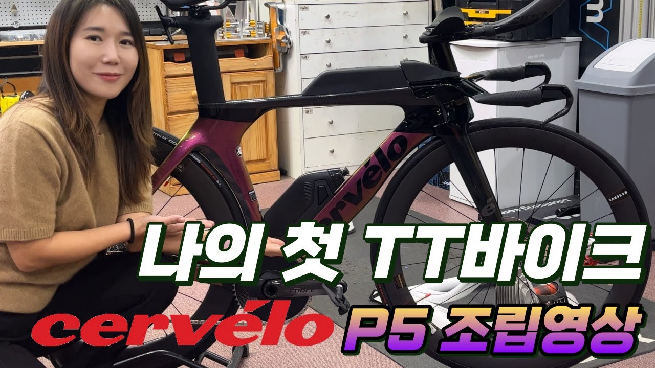 철인 자전거 기추! 써벨로 cervelo P5 티티 조립 feat 데일리바이크