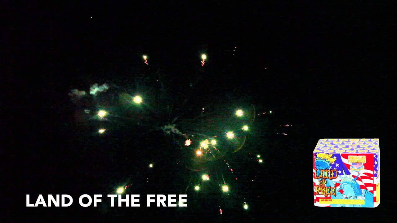LAND OF THE FREE - 200 GRAM CAKE - WORLD CLASS FIREWORKS