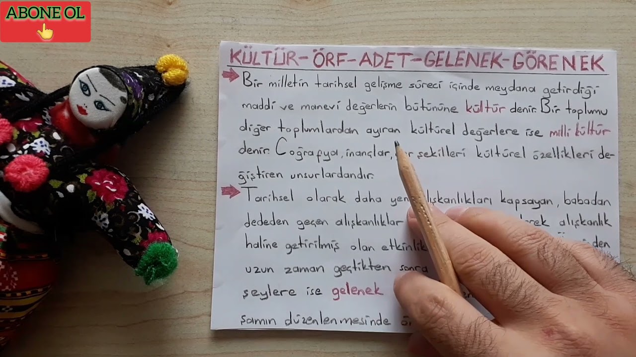 dakikhoca ile k&uuml;lt&uuml;r &ouml;rf adet gelenek g&ouml;renek t&ouml;re nedir ? be farkları nelerdir ? #yazılıhazırlık