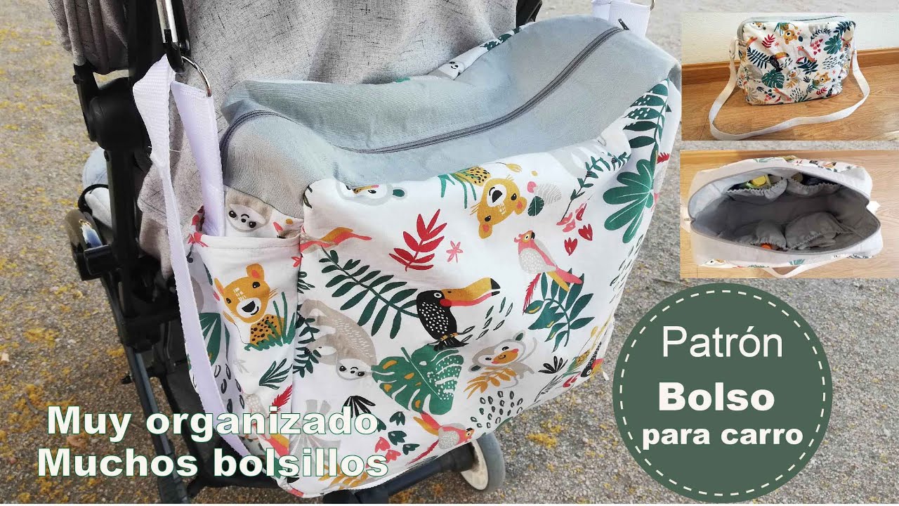 Hacer bolso bandolera para carro de bebe - patrón gratis
