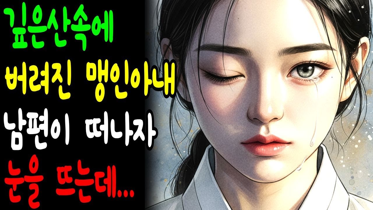 깊은 산속에 버려진 맹인 아내, 남편이 떠나자 눈을 뜨는데…| 야담 | 설화 | 옛날이야기 | 민담