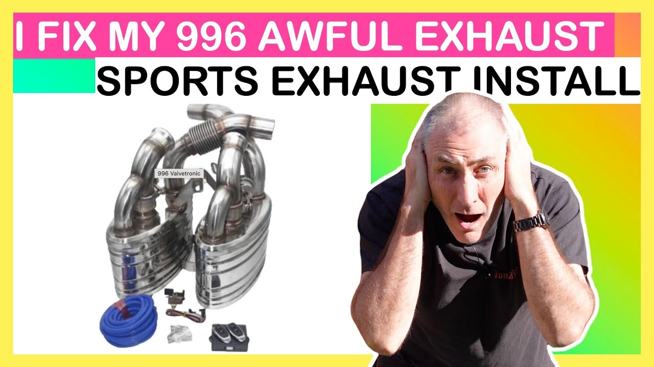 I FIX MY AWFUL EXHAUST ON MY PORSCHE 996 WITH SPORTS EXHAUST RETROFIT! - DETAILED INSTALL