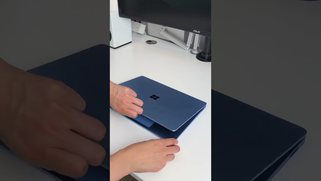 Beautiful Microsoft surface laptop powered by snapdragon x elite#microsoft#snapdragon#tech#trending