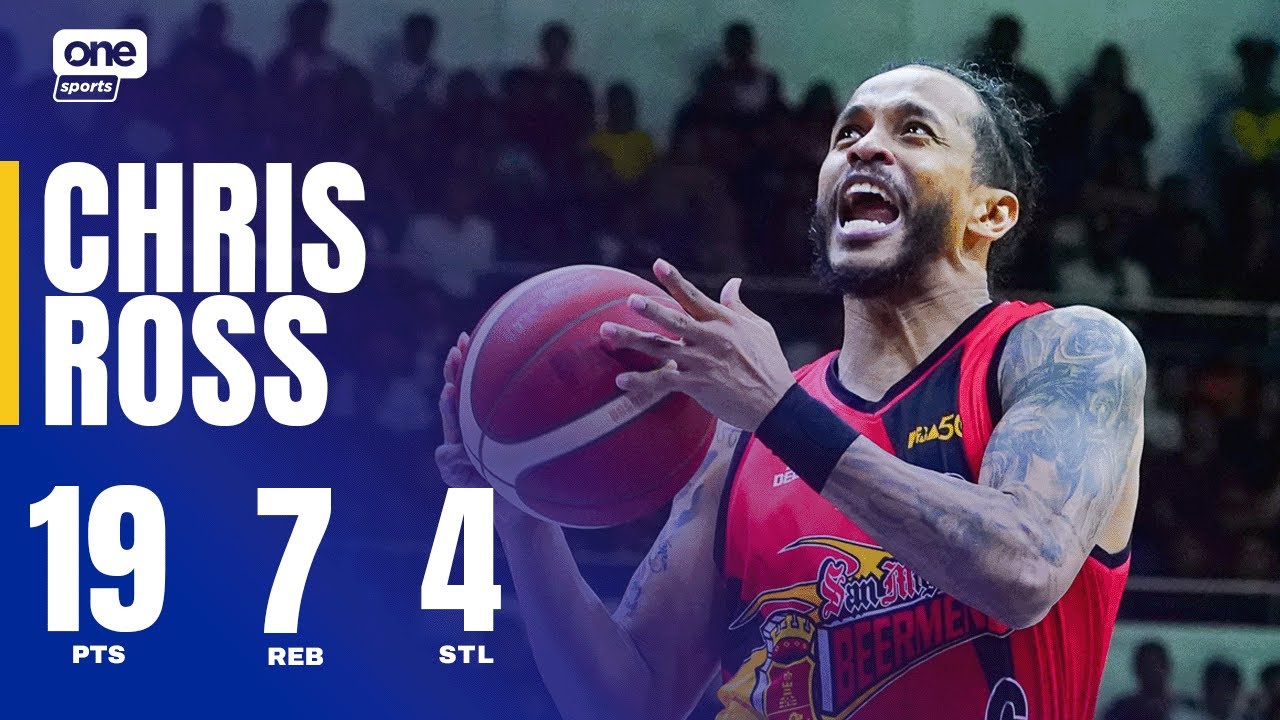Chris Ross COMES ALIVE for the San Miguel Beermen 🔥 | PBA SEASON 49 PHILIPPINE CUP SEMIFINALS