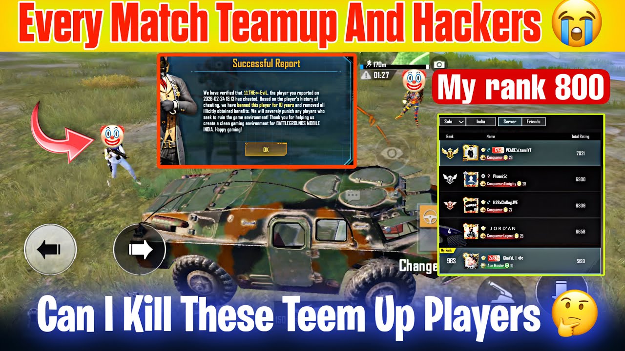 DAY 44🇮🇳 how to get high plus against these noob hackers 🤡 solo rank push tips and tricks 