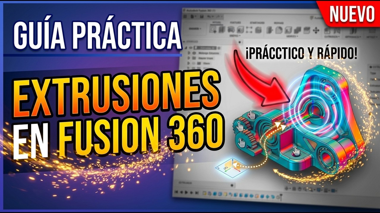 GUÍA PRÁCTICA Extrusiones en FUSION 360
