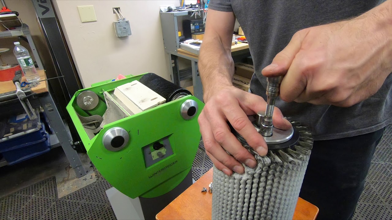 WINTERSTEIGER Waxjet Pro Wax Wheel Installation