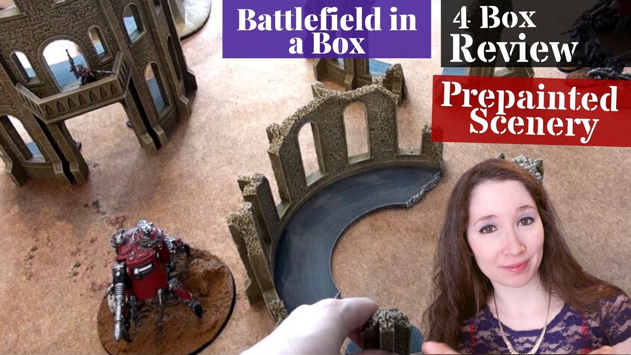 Sandstone Prepainted Battlefield in a Box Terrain by Gale Force 9