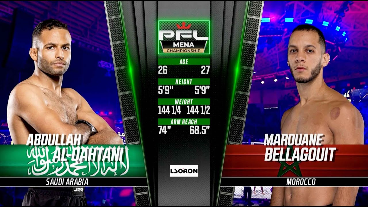 Abdullah Al Qahtani VS Omar Bellagouit | PFL MENA Championship 2024