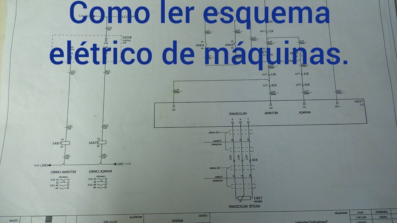 Como ler um esquema el&eacute;trico de m&aacute;quinas, passo a passo