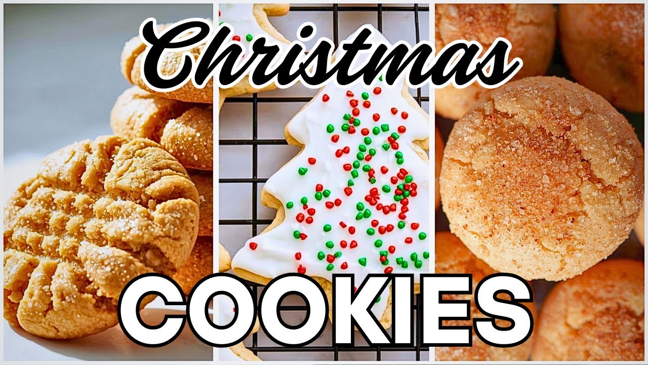 3 Sweet Christmas Cookie Bakes! | Snickerdoodles, Iced Sugar Cookies & Honey Roasted Peanut Butter