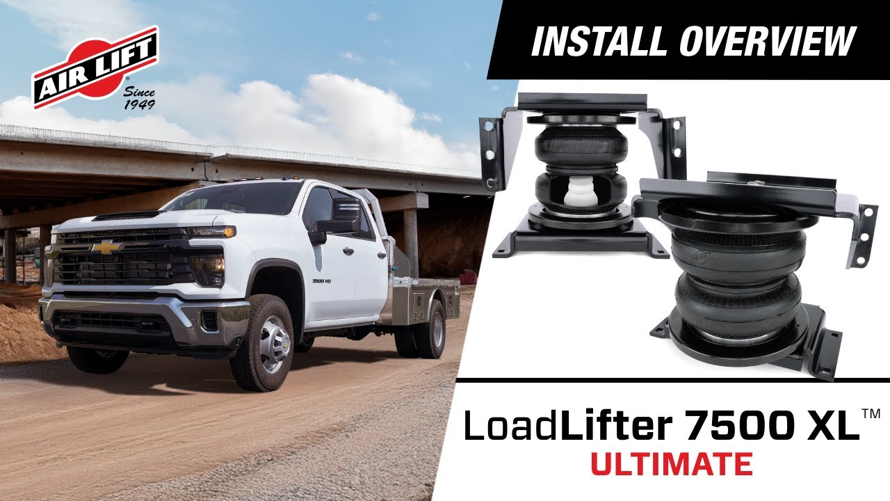 Air Lift Install 57543: 2016+ Chevy Silverado / GMC Sierra 3500 HD Commercial Chassis Cab